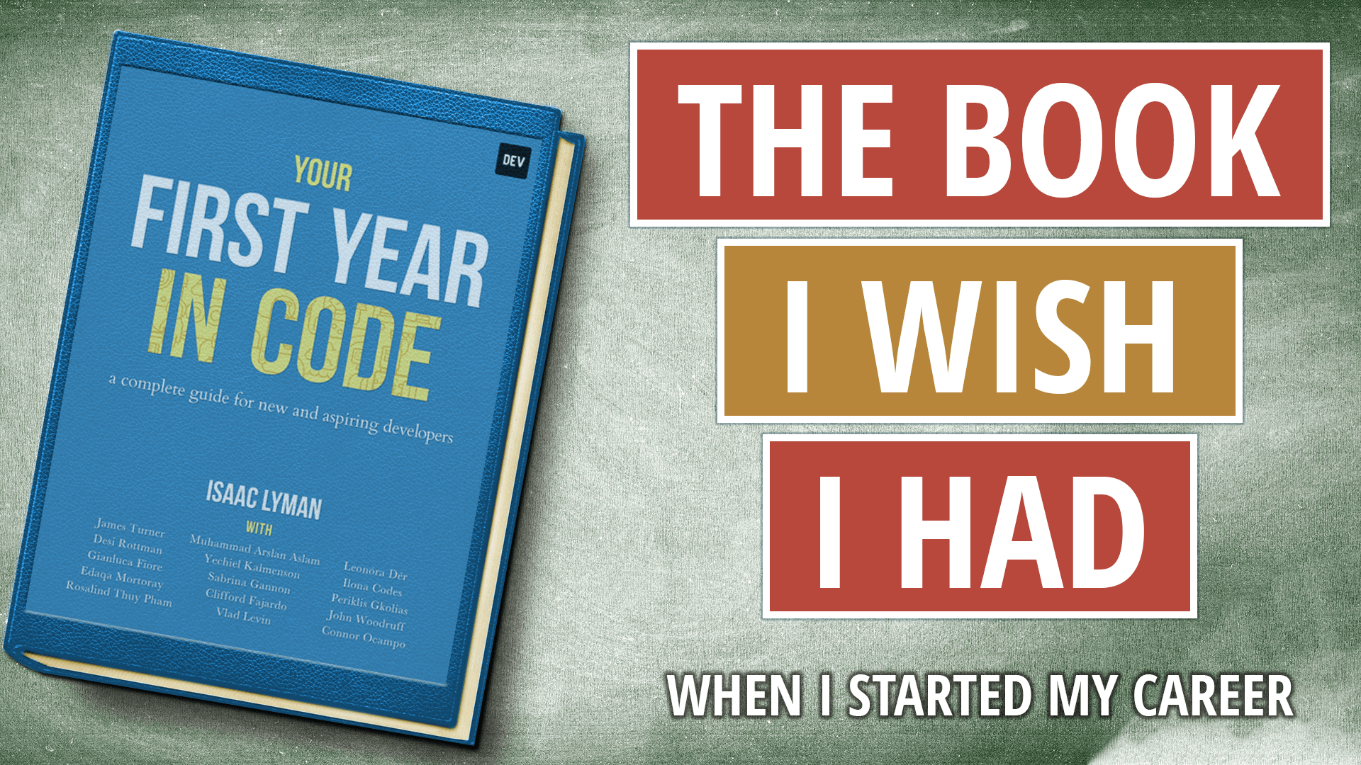 Your First Year in Code - a community book for new (and not so new) developers | Stories from the Developer Creator Club